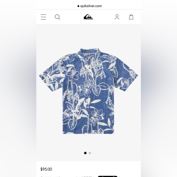 Quicksilver, Waterman collection, button down shirt - Picture 9 of 9